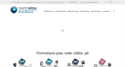 Desktop Screenshot of carpemedia.fr