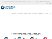 Tablet Screenshot of carpemedia.fr