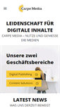 Mobile Screenshot of carpemedia.ch